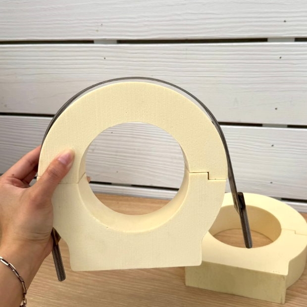 PU固定鞍座，R型角鐵式 