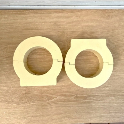 PU固定鞍座，R型角鐵式 